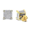 Real Diamond Earrings 14K Yellow Gold Diamond Stud Earrings 0.7 -Outlet Radiant Bijou Store real diamond earrings 14k diamond stud earrings 082 p 6906 ye