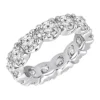 Round Diamond Eternity Band 2.7 Carats 14K White Gold Diamond Wedding Ring -Outlet Radiant Bijou Store round diamond eternity band 27 carats 14k gold diamond wedding ring 000831 mainwh