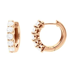 1/2 Inch Classic Huggie Hoop Earrings 14K White Gold With Round Diamonds 1 Carat 10 1/2 Inch Classic Huggie Hoop Earrings 14K White Gold With Round Diamonds 1 Carat -Outlet Radiant Bijou Store round diamond huggie earrings hoops 075ct 14k gold rose 1 1 1 20220529