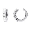 1/2 Inch Classic Huggie Hoop Earrings 14K White Gold With Round Diamonds 1 Carat -Outlet Radiant Bijou Store round diamond huggie earrings hoops 075ct 14k gold white 1 1 1 20220529