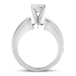 Round Diamond Platinum Engagement Ring 1ct 4.65mm -Outlet Radiant Bijou Store round diamond platinum engagement ring 1ct p 34210 additional white