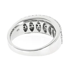 Round Princess Cut Diamond Ring 1.87ct 14K White Gold -Outlet Radiant Bijou Store round princess cut diamond ring 187ct 14k p 43593 backwh