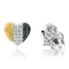 Silver White Blue Yellow Diamond Heart Earrings .35ct -Outlet Radiant Bijou Store silver white blue yellow diamond heart earrings 35ct p 38814 main
