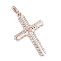 Small Diamond Crosses 14K White Gold Designer Cross Pendant 0.30ct -Outlet Radiant Bijou Store small diamond crosses 14k designer cross pendant 030ct p 6553 ro
