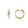 Small Diamond Hoop Earrings For Men And Women 1/2ct Huggies 14K Yellow Gold 15mm -Outlet Radiant Bijou Store small diamond hoop earrings for men and women 12ct huggies 14k gold ye 20191215