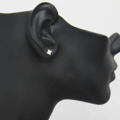 Small Diamond Stud Earrings 0.06ct 10K Yellow Gold 4 Small Diamond Stud Earrings 0.06ct 10K Yellow Gold - Image 2