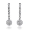 Small 14K White Gold En Globes Diamond Dangle Earrings 2.50ct 1 Small 14K White Gold En Globes Diamond Dangle Earrings 2.50ct -Outlet Radiant Bijou Store small golden globes diamond dangle earrings 250ct p 6156