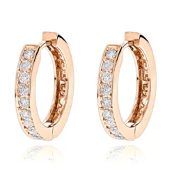 Small 14K Yellow Gold Inside Out Diamond Huggie Earrings 1.2ct 10 Small 14K Yellow Gold Inside Out Diamond Huggie Earrings 1.2ct -Outlet Radiant Bijou Store small hoop earrings 14k gold inside out diamond huggie earrings 12ct ro