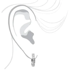 Small Hoops: 14K White Gold Diamond Hoop Earrings 1/2in 0.91ct 10 Small Hoops: 14K White Gold Diamond Hoop Earrings 1/2in 0.91ct -Outlet Radiant Bijou Store small hoops 14k diamond hoop earrings 091ct p 40621 bodwh