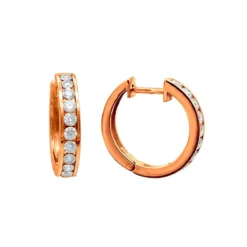Small Hoops: 14K White Gold Diamond Hoop Earrings 1/2in 0.91ct 9 Small Hoops: 14K White Gold Diamond Hoop Earrings 1/2in 0.91ct -Outlet Radiant Bijou Store small hoops 14k diamond hoop earrings 091ct p 40621 ro