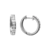 Small Hoops: 14K White Gold Diamond Hoop Earrings 1/2in 0.91ct -Outlet Radiant Bijou Store small hoops 14k diamond hoop earrings 091ct p 40621 wh