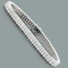 Sterling Silver 2 Row Diamond Bracelet 0.40ct -Outlet Radiant Bijou Store sterling silver 2 row diamond bracelet 040ct 1