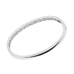 14K White Gold Thin Diamond Bangle Bracelet For Women 2.5 Carat -Outlet Radiant Bijou Store thin diamond bangle bracelet for women 14k white rose yellow gold 25 carat 803206 backwh