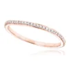 Ultra Thin Stackable Diamond Ring 0.15ct 14K Rose Gold Curved Design -Outlet Radiant Bijou Store thin stackable diamond ring 018ct 14k gold p 50046 ro