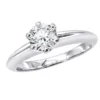 Tiffany Style Round Diamond Solitaire Engagement Ring 18K White Gold 0.75ct -Outlet Radiant Bijou Store tiffany style round diamond solitaire engagement ring in 18k gold 0 75ct mainwh