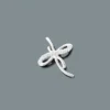 Tiny Diamond Cross Pendant 10K White Gold 0.12ct 2 Tiny Diamond Cross Pendant 10K White Gold 0.12ct -Outlet Radiant Bijou Store tiny diamond cross pendant in 10k gold 012ct 1