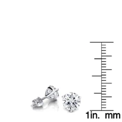 Two Carat 14K White Gold Solitaire Round Diamond Martini Stud Earrings 13 Two Carat 14K White Gold Solitaire Round Diamond Martini Stud Earrings -Outlet Radiant Bijou Store two carat 14k gold solitaire round diamond martini stud earrings rulerwh