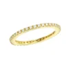 Thin Diamond Eternity Band 0.5ct 14K Yellow Gold Ladies Stackable Ring -Outlet Radiant Bijou Store ultra thin diamond eternity ring band 018ct 14k white yellow rose gold ye