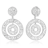 Unique 14K White Gold Designer Baguette Round Diamond Earrings For Women 7ct -Outlet Radiant Bijou Store unique 14k gold designer baguette round diamond earrings for women 7ct mainwh