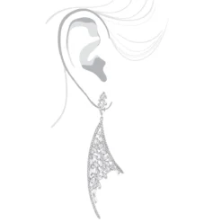 Unique 14K White Gold Designer Diamond Earrings 3.3ct -Outlet Radiant Bijou Store unique 14k gold designer diamond earrings 33ct bodwh