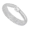 Unique 18K White Gold Ladies Diamond Bracelet 14.6ct G/VS By Luxurman -Outlet Radiant Bijou Store unique 18k gold ladies diamond bracelet 146ct gvs by luxurman mainwh