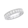 Unique 18K White Gold VVS Diamond Wedding Band For Women Vintage Style 1.2ct -Outlet Radiant Bijou Store unique 18k gold vvs diamond wedding band for women vintage style 12ct 000965 white