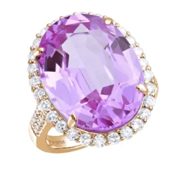 Unique 24ct Pink Tourmaline Diamond Cocktail Ladies Right Hand Ring 18K White Gold -Outlet Radiant Bijou Store unique 24ct pink tourmaline diamond cocktail ladies right hand ring 18k gold 802629 ro