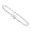 Unique 6 Carat VS Diamond Tennis Bracelet For Women 18K White Gold Flower Clasp -Outlet Radiant Bijou Store unique 6 carat vs diamond tennis bracelet for women 18k gold flower clasp 407100 mainwh