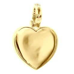 Large Ladies Unique Round Baguette Diamond Heart Shape Pendant 2 Carat 14K Yellow Gold 14 Large Ladies Unique Round Baguette Diamond Heart Shape Pendant 2 Carat 14K Yellow Gold -Outlet Radiant Bijou Store unique oversized round and baguette diamond heart pendant 2 carat 14k gold 803235 back yellow