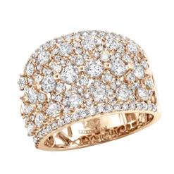 Unique Wide Diamond Ladies Ring Band 2.75ct 14K White Gold By Luxurman -Outlet Radiant Bijou Store unique wide diamond ladies ring band 275ct in 14k gold by luxurman ro