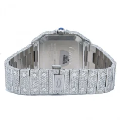 Unisex Diamond Watch Cartier Santos De Cartier 35mm Rose Dial -Outlet Radiant Bijou Store unisex diamond watch cartier santos de cartier 35 mm rose dial w01233 0E8A5855 509c0cbe 5a62 4543 bccc 0a76e4ea0674 2048x2048