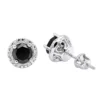 White And Black Diamond Stud Earrings 3.2ct Sterling Silver -Outlet Radiant Bijou Store white and black diamond stud earrings 32ct sterling silver wh