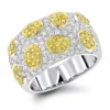 White Yellow Diamond Band 2.38ct 14K White Gold Unique Ladies Ring -Outlet Radiant Bijou Store white yellow diamond band 238ct 14k p 40948 wh