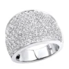 Women's 14K White Gold Pave Diamond Fashion Ring 3.6ct Wedding Band 1 Women's 14K White Gold Pave Diamond Fashion Ring 3.6ct Wedding Band -Outlet Radiant Bijou Store womens 14k gold pave diamond fashion ring 36ct wedding band wh