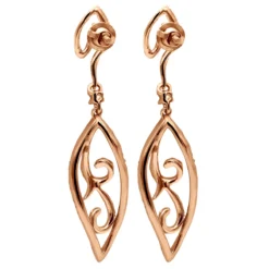 Women's Diamond Leaf Earrings 0.76ct 14K White Gold 15 Women's Diamond Leaf Earrings 0.76ct 14K White Gold -Outlet Radiant Bijou Store womens diamond leaf earrings 076ct 14k gold back rose 20221011 20221027