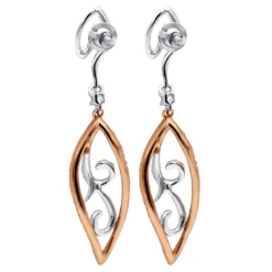 Women's Diamond Leaf Earrings 0.76ct 14K White Gold 13 Women's Diamond Leaf Earrings 0.76ct 14K White Gold -Outlet Radiant Bijou Store womens diamond leaf earrings 076ct 14k gold back white 20221011 20221027