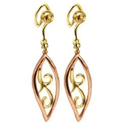 Women's Diamond Leaf Earrings 0.76ct 14K White Gold 14 Women's Diamond Leaf Earrings 0.76ct 14K White Gold -Outlet Radiant Bijou Store womens diamond leaf earrings 076ct 14k gold back yellow 20221011 20221027