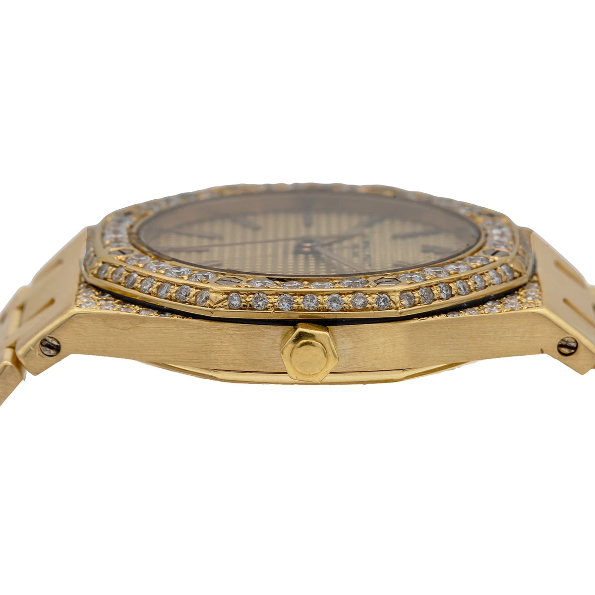 Women's Diamond Watch Audemars Piguet Royal Oak 18K Gold Champagne Dial 5 Women's Diamond Watch Audemars Piguet Royal Oak 18K Gold Champagne Dial - Image 3