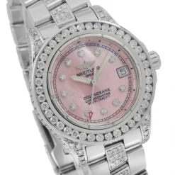 Women's Diamond Watch Breitling Colt Oceane 33mm Pink Dial -Outlet Radiant Bijou Store womens diamond watch breitling colt oceane 33 mm pink dial w00830 0E8A9158 2048x2048