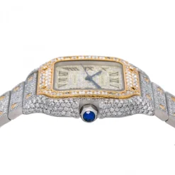 Women's Diamond Watch Cartier Santos De Cartier 35mm Champagne Dial -Outlet Radiant Bijou Store womens diamond watch cartier santos de cartier 35 mm champagne dial w01208 0E8A2981 2048x2048
