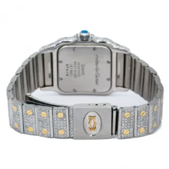 Women's Diamond Watch Cartier Santos De Cartier 18K Gold Champagne Dial -Outlet Radiant Bijou Store womens diamond watch cartier santos de cartier yellow gold champagne dial w01242 0E8A6823 48fbfe93 5adf 4a8a 96c1 1460f34cde75 2048x2048