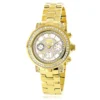 Women's Diamond Yellow Gold Plated Watch Luxurman Montana White Mop 2ct -Outlet Radiant Bijou Store womens diamond yellow gold plated watch luxurman montana white mop 2ct 1