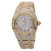 Women's 18K Gold Diamond Watch Audemars Piguet Royal Oak Champagne Dial W00905 1 Women's 18K Gold Diamond Watch Audemars Piguet Royal Oak Champagne Dial W00905 -Outlet Radiant Bijou Store womens gold diamond watch audemars piguet royal oak champagne dial w00905 0E8A0397 2048x2048