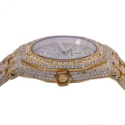 Women's 18K Gold Diamond Watch Audemars Piguet Royal Oak Champagne Dial W00905 -Outlet Radiant Bijou Store womens gold diamond watch audemars piguet royal oak champagne dial w00905 0E8A0400 2048x2048