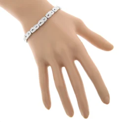 Women's Infinity Baguette Diamond Bracelet 2.84ct 10 Women's Infinity Baguette Diamond Bracelet 2.84ct -Outlet Radiant Bijou Store womens infinity baguette diamond bracelet 284ct p 5682 bodwh