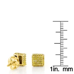Yellow Diamond Stud Earrings 0.53ct 10K Yellow Gold 13 Yellow Diamond Stud Earrings 0.53ct 10K Yellow Gold -Outlet Radiant Bijou Store yellow diamond stud earrings 053ct 10k gold p 45690 rulerye